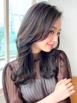 エイミーバイアフロートザガーデン 浦和店(amie by afloat the garden)&nbsp;暗髪でも出せるこなれ感！フェイスレイヤー×ロングヘア【浦和】