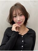 グレージュ×ハッシュカット［髪質改善/縮毛矯正/ボブ］