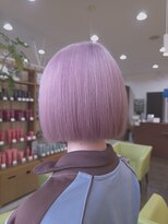 プランタンアヴェダ(printemps AVEDA)&nbsp;ブリーチベースでつくる淡色ペールピンク