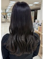 ケンジ 平塚ラスカ店(KENJE) ブラウンベージュ/ブラウンカラー/顔まわりカット/平塚