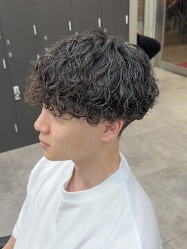 リップス 立川(LIPPS) 【LIPPS立川】メンズ 刈り上げマッシュ 波巻き スパイラル