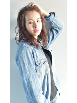 ラべリー 池袋(LOVELEY) 大人かきあげ × アッシュベージュ　【池袋】