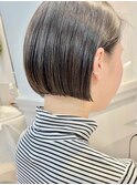 大人可愛い20代30代40代前下がりショートボブ【GRAFF銀座】