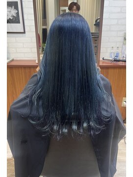 ヘアケアアンドヘアデザイン リベール(L:belle) サクラマチ/井野/ブルー/ネイビー/韓国アイドル風/ヨシンモリ
