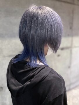 グランアージュ 池袋東口店(grandage) ネオウルフ×ペールブルーグレーツートーンカラー【池袋】