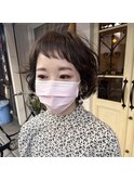 動きのあるボブパーマ　“浅田昌宏”