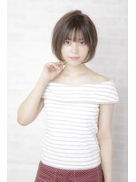 ルルディ バイ アフロディーテ銀座(luludi by APHRODITE) グレージュカラー/シルキーベージュ/斜めバング/銀座/髪質改善