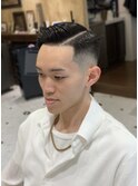 【LUDLOW BLUNT】七三分け スキンフェード サイドパートライン