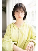 クシャッとうざバングが可愛い。外ハネボブスタイル・・・KAYO