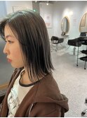 ぱっつんボブ