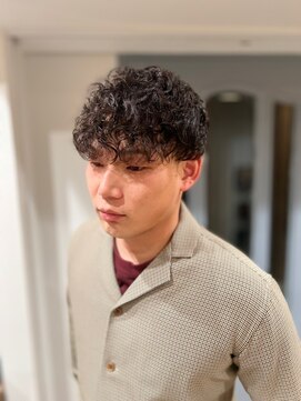 アシャドットオム(asha.HOMME) ランダムパーマ