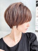 センターわけボブ ふんわりカール サイドバング 大場猛