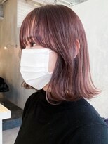 アルバム 渋谷パルコ(ALBUM)&nbsp;ラベンダーピンクボブ_グレージュカラーボブウルフ_ba320182