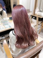 プラグ バイ ネオリーブ(plug by neolive)&nbsp;ショコラアッシュ×髪質改善 [髪質改善/縮毛矯正]ピンクベージュ