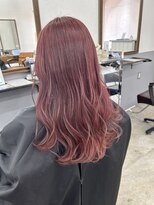 アジールヘア 北千住駅西口店(agir hair)&nbsp;ピンクカラー チェリーピンクカラー 暖色カラー