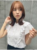 大人可愛い◎韓国風くびれ外ハネレイヤー