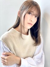 アルファ(Hair Salon alpha) 髪質改善でピュア&ニュアンスも倍増☆毛先にはワンカール♪