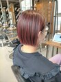 ラフィス ヘアー バンビ 近鉄奈良店(La fith hair bambi)&nbsp;きりっぱなしボブハイライト濃いめピンク♪