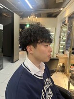 アイズ 海老名(AIZU)&nbsp;波巻きスパイラルパーマ　波巻きパーマ　メンズパーマ