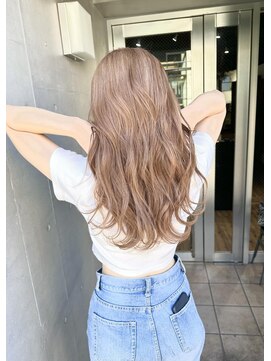 アルカナ 明治神宮前原宿(ARCANA) 切りっぱなしボブ エアリーロング 美髪 ピンクブラウン