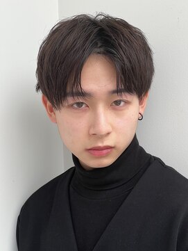 ガーデン 銀座(GARDEN) 艶センターパートニュアンスパーマ韓国マッシュダークアッシュ