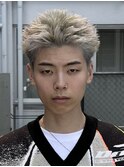 スパイキーショートビジネスショートフェードツイストスパイラル