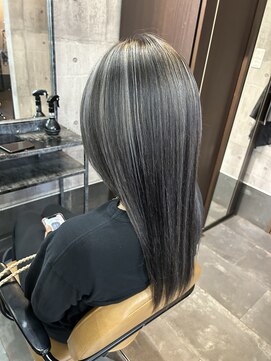 ダブ(DAB) 【鹿沼美容室/イルミナカラー/インナーカラー/白髪ぼかし】