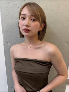 ソヨン 仙台落合店(SOYON) 《SOYON》スリークボブと斜めバング