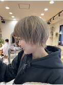 ショートっぽいウルフ　stylist今井