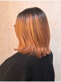 春らしいカラーで若返る 髪質改善ケアカラー くびれヘア#1