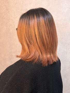 ウィスプ 赤羽店(wisp) 春らしいカラーで若返る 髪質改善ケアカラー くびれヘア#1