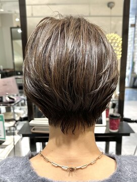 ラボー ノースプラザ店(LA'BO) 【LA'BO三浦】グレージュくびれショート