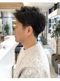 大人メンズ/ナチュラルパーマ/ツーブロック/武蔵小杉/自由が丘