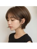 大人ショート　ショートボブ　担当内迫