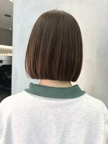 リール 銀座(R'EEL) ミニボブ髪質改善縮毛矯正地毛風ストレートレイヤーカット/銀座