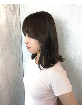 ルームバイシー 新宿(Loom. by Sea) 小顔くびれヘア×ブラウンベージュ