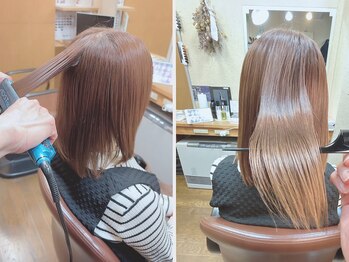 シンラヘアー(SINRAhair)の写真/【メテオ登録店”SINRAhair”】うねりやくせ毛のお悩みを解消し、毎日のお手入れがとても楽に♪