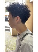 サーフカール/スパイキーショート/ブルーブラック/津田沼