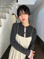 トリッカ シブヤ(TRICCA SHIBUYA) マッシュショート/黒髪/シースルーバング/小顔/束感/透明感