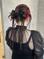 ネアー 新潟(NEER)&nbsp;【大人ガーリー】ツインアレンジ×小顔レイヤー×透明感カラー