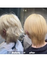 エノア 青山(ENORE) ブリーチ毛対応縮毛矯正/ハイダメージ毛対応縮毛矯正/髪質改善