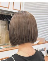 ネオリーブウリ 二子玉川店(Neolive uri) ホワイトグレージュミニウルフデジタルパーマチェリーブラウン