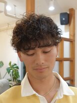 ディッセンバー 伊勢崎(December) メンズ/センターパート/似合わせカット/ニュアンスパーマ