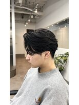 トレ バイ ソイ 大阪梅田(tre by soi) 大人の毛流れフェザーパーマ