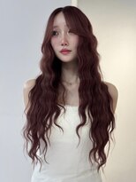 ヴィヴィー 青山表参道店(ViVIE) ワインレッド/ウェーブ巻き