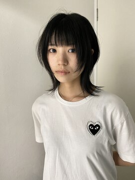 エンリッチヘア(enrich hair) ミディアムウルフ　ミディアムハッシュ