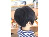 カット＋耳前スーパーストレート＋トリートメント　￥16800 (￥15271)