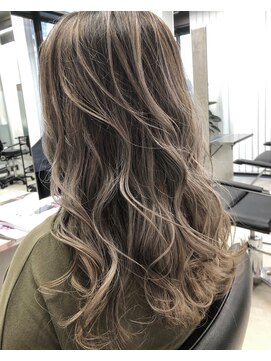 アディション 渋谷(ADITION) 【ADITION渋谷】バレイヤージュ外国人風グレーカラー