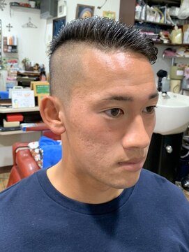 ちどり 男らしい刈り上げスタイル