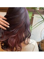 ピースリーヘア バイ カーサ(peathree.hair by CASA)&nbsp;ラベンダー×チェリーピンク